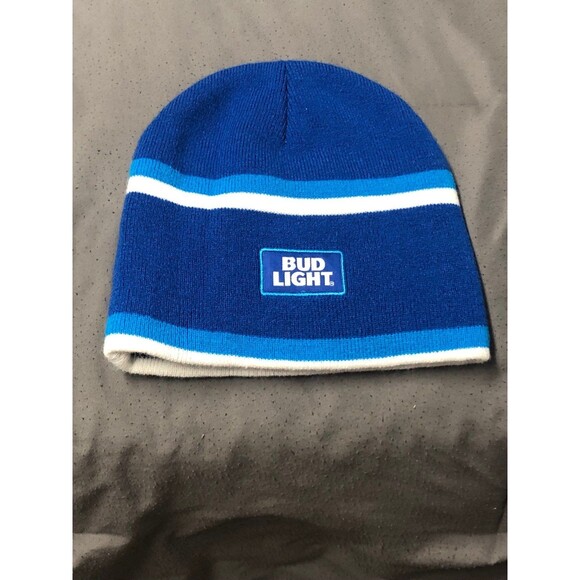 Bud Light Beanie - Warm Winter Time Ski Cap - 100% Poly - EUC - Picture 2 of 9